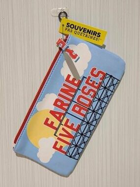 Farine Five Roses Zipper Bag Makeup Bag & Travel Bag for Cosmetics & Pencils
